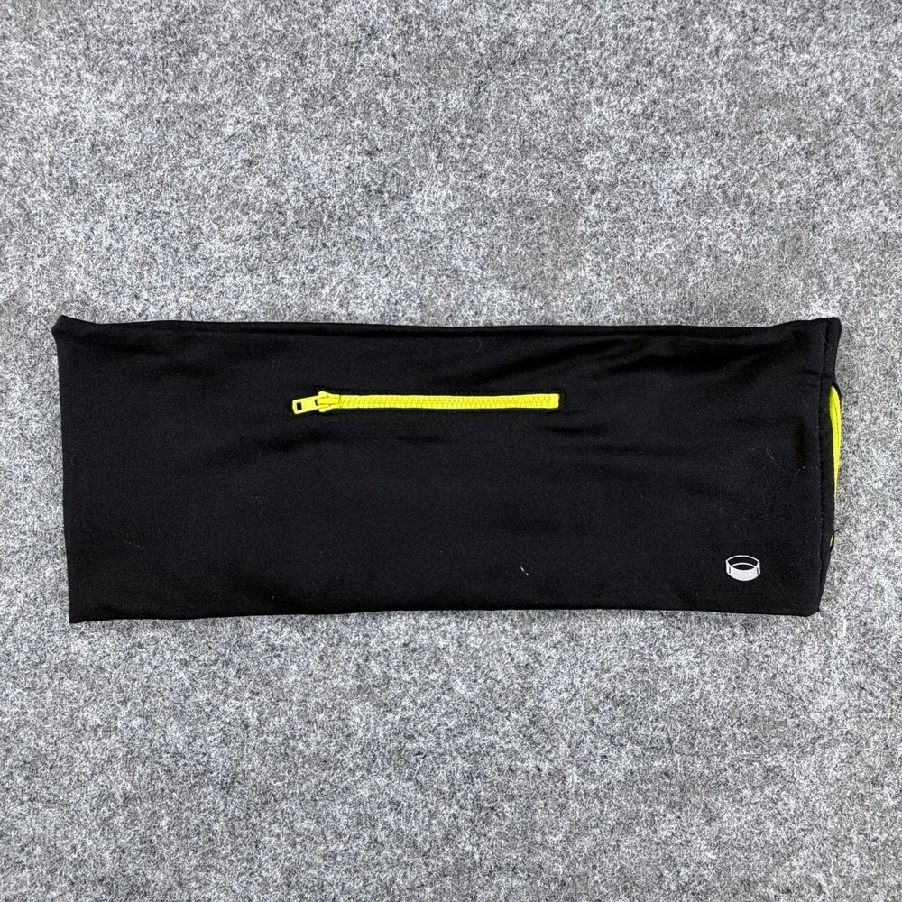 The Tube‎ Running Belt Unisex M/L Black Neon Waist Band Fanny Pack Gym Pouch